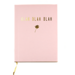 Mini Pocket Gold Foil Journal - blah blah blah