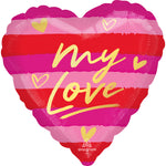 Valentines My Love Heart Balloon