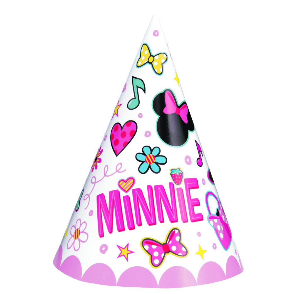 Minnie Mouse Party Hats 8 pk