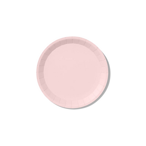 Pale Pink Small Paper Party Plates 10 per Pack The Sweetest