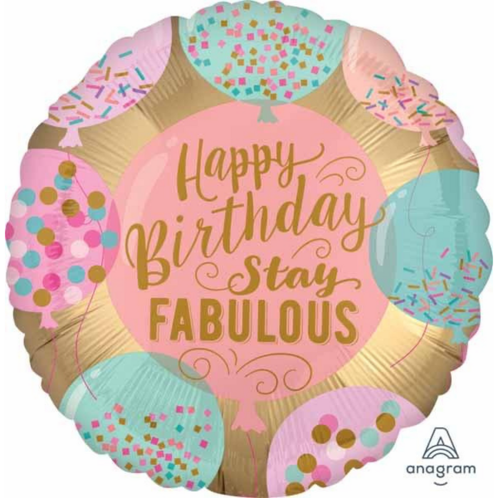Birthday Stay Fabulous Balloon