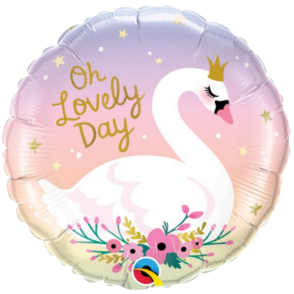 Swan Oh lovely day Balloon