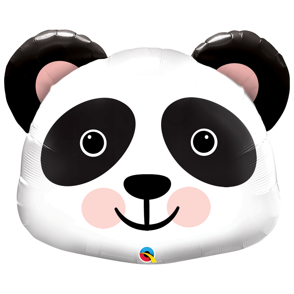 Panda Head Smiley Balloon
