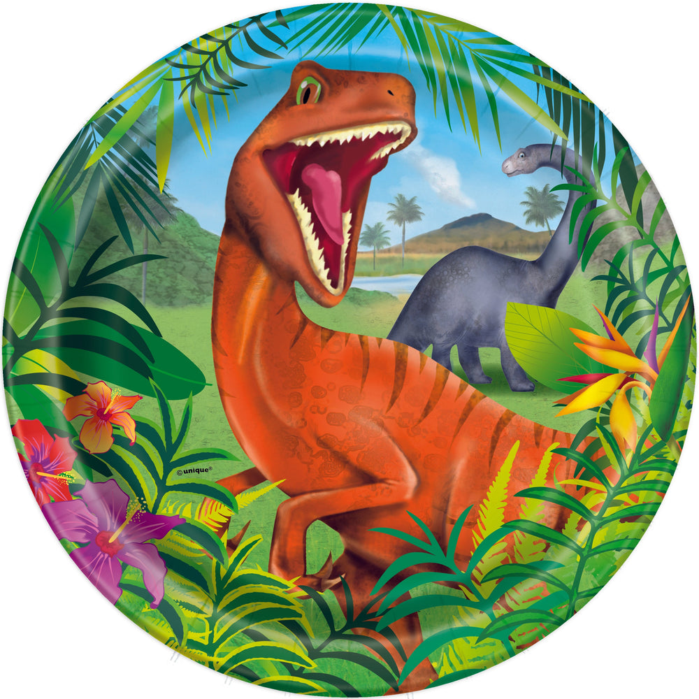 Dinosaur Dinner Plate 9”