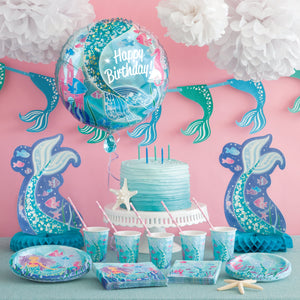 
                
                    Load image into Gallery viewer, Mermaid Banner with Glitter 7&amp;#39;
                
            