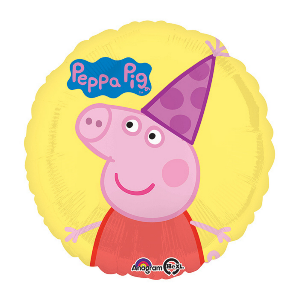 Peppa Pig Birthday Hat Balloon