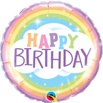 Birthday Pastel Rainbow Cloud Balloon
