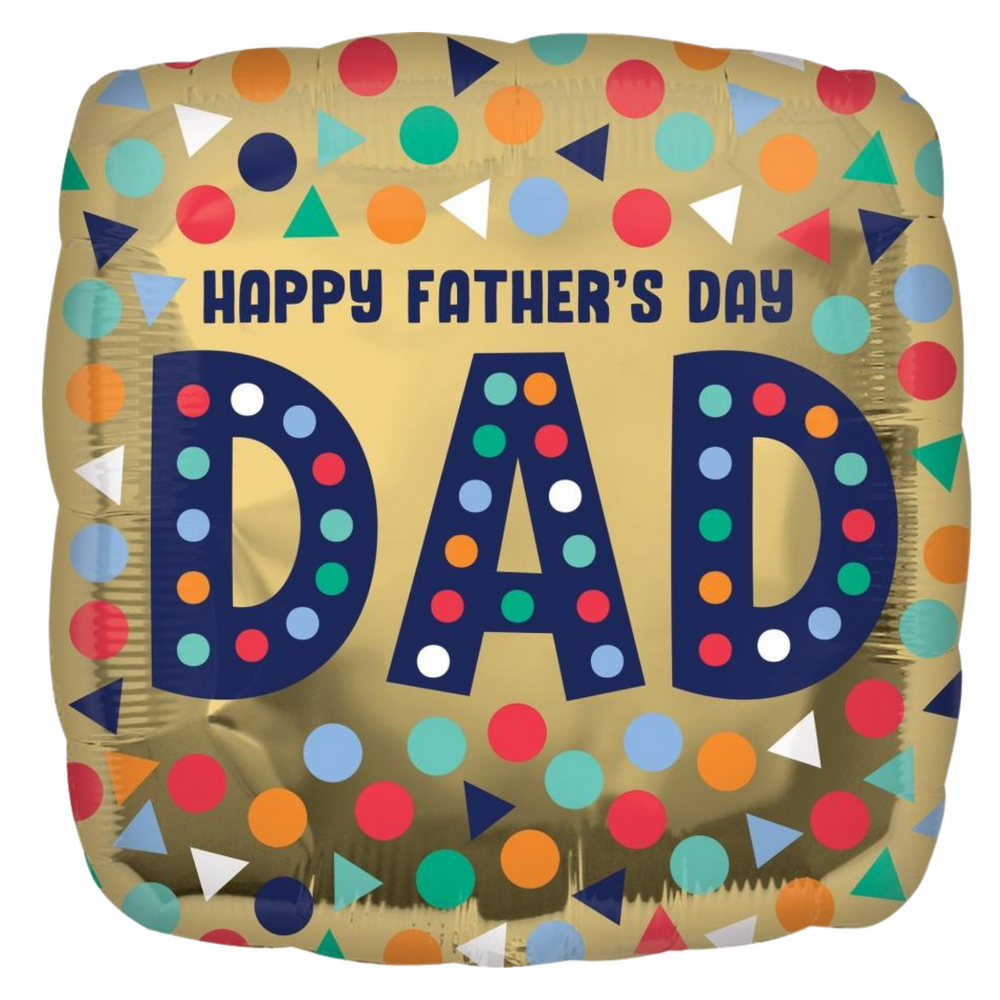 Father's Day Dad Square Balloon