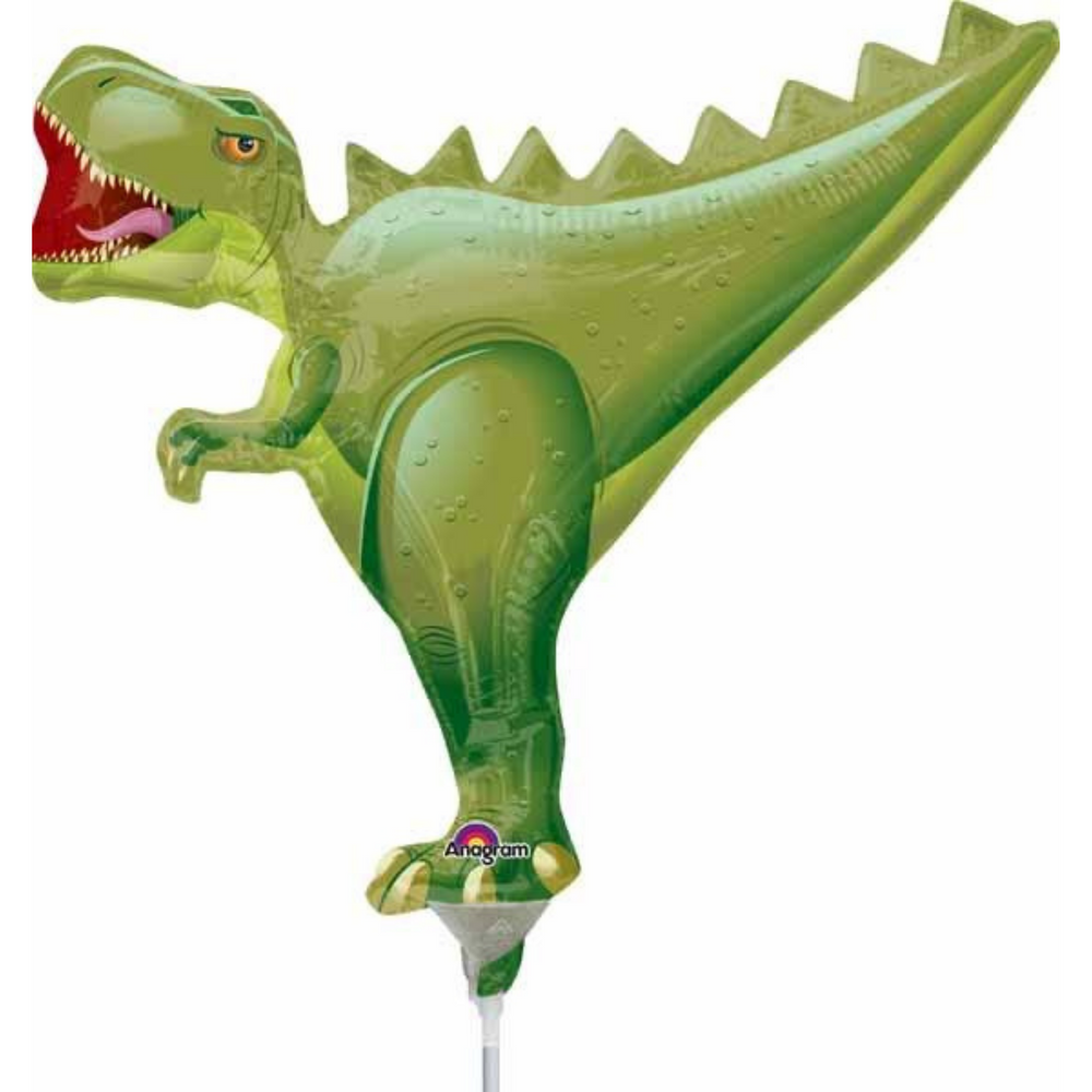 
                
                    Load image into Gallery viewer, Mini T-Rex Dinosaur Balloon Air-filled only
                
            
