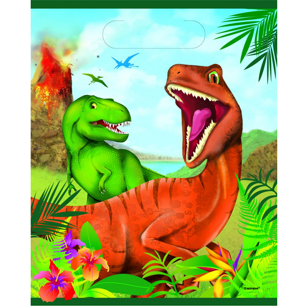 
                
                    Load image into Gallery viewer, Dinosaur Loot Bags 8 pk
                
            