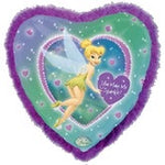 Tinkerbell Heart with Trim Balloon
