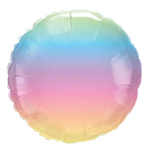 Rainbow Pastel Ombré Balloon