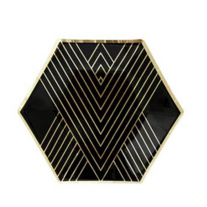 
                
                    Load image into Gallery viewer, Noir Hexagon Dinnerware
                
            