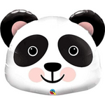 Mini Smiling Panda Balloon Air-filled only