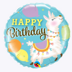 Birthday Llama Balloon