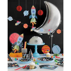 Outer Space Party Hats 8 pk