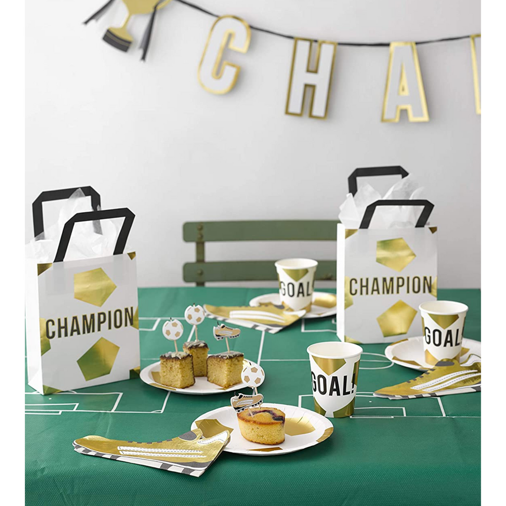 Party Champions Soccer Dessert Plates - 12 Pack
