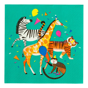 Party Animal toronto party supplies boys girls birthday theme animals paper napkins