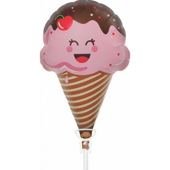 Mini Ice Cream Cone Balloon Air-filled only