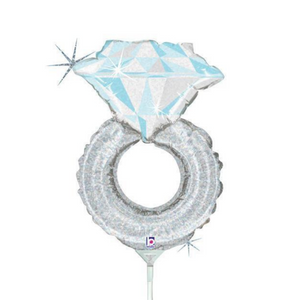 Mini Diamond Ring Balloon Air-filled only