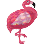 Flamingo Iridescent Balloon