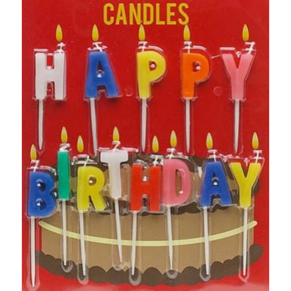 Happy Birthday Candle Set