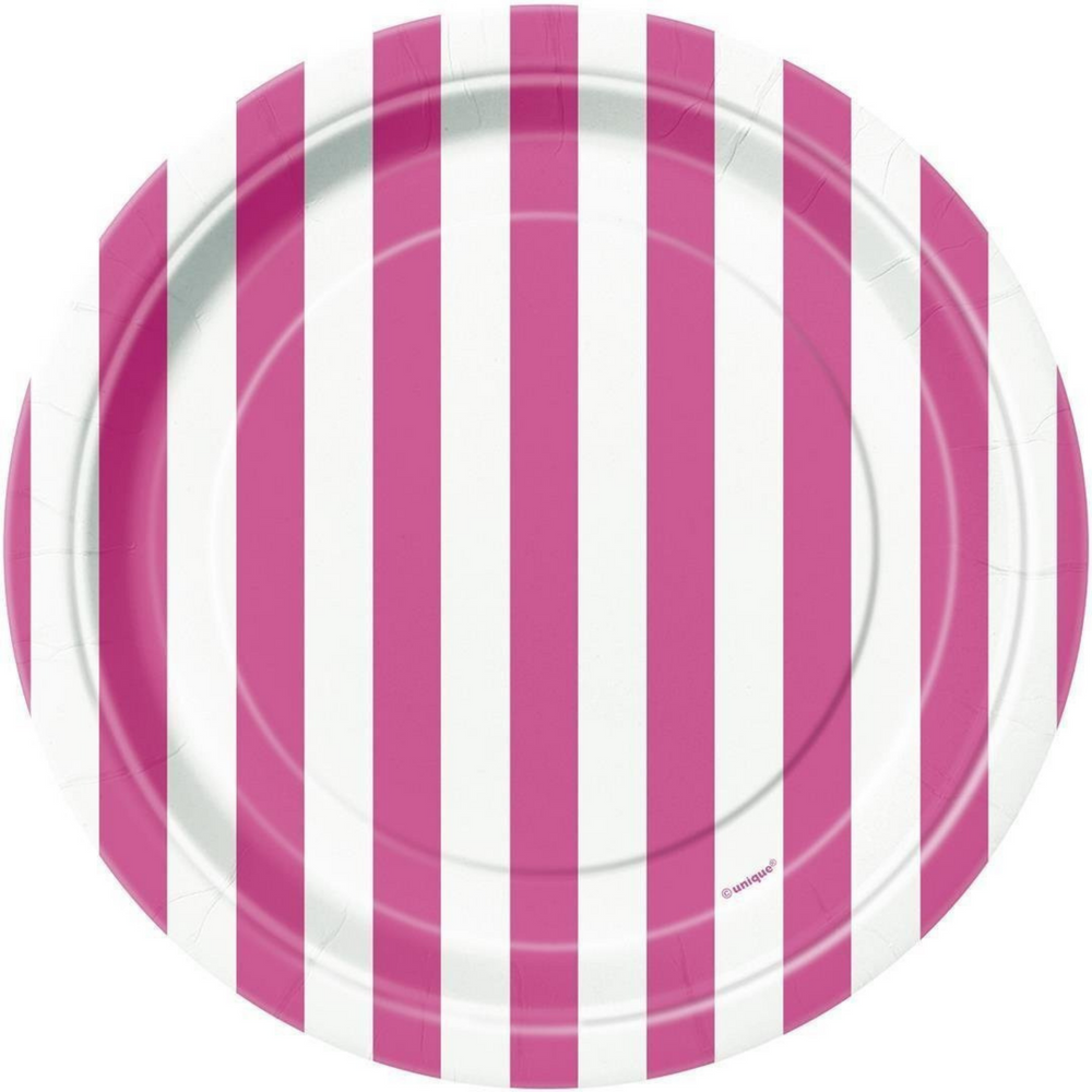 Striped Dessert Plates