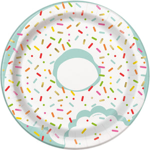 
                
                    Load image into Gallery viewer, Donut Sprinkles Dessert Plate 7&amp;quot;
                
            