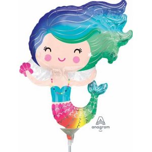 Mini Mermaid Balloon Air-filled only