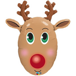 Holiday Xmas Christmas Rudolph the Red Nose Reindeer mylar birthday party supplies toronto