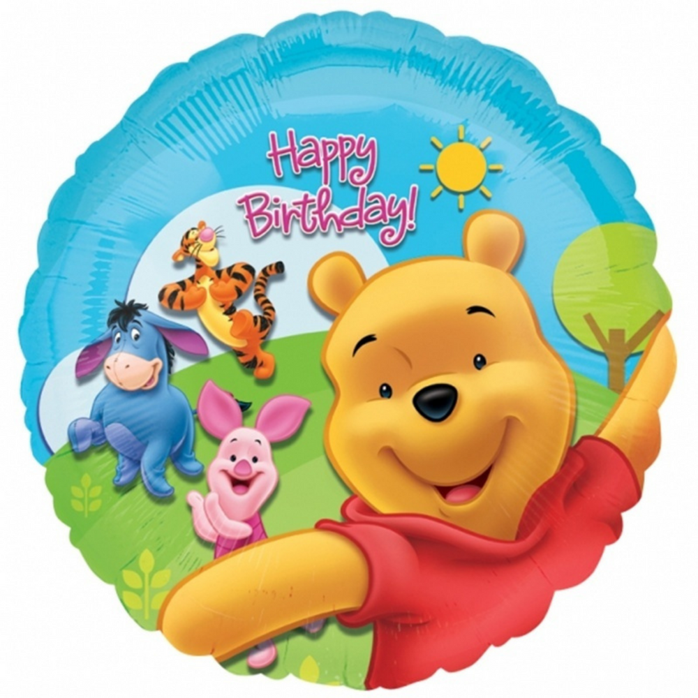 
                
                    Load image into Gallery viewer, Winnie The Pooh Sunny HBD Balloon
                
            