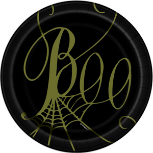 
                
                    Load image into Gallery viewer, Vintage Halloween Paper Plates Boo party supplies
                
            