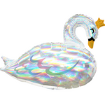 Swan Holographic Balloon