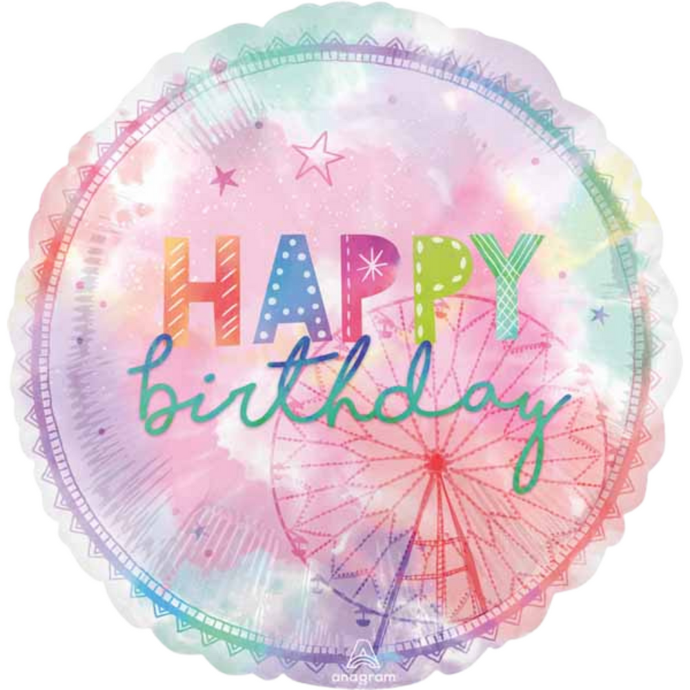 
                
                    Load image into Gallery viewer, Girlchella Happy Birthday Balloon
                
            