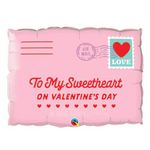 Valentine postcard Sweetheart Balloon