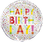 Birthday Sprinkles Balloon