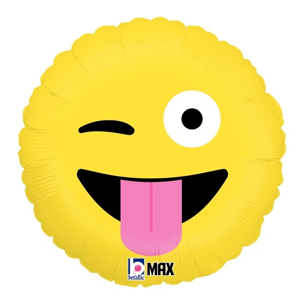 Emoji Wacky Face Balloon