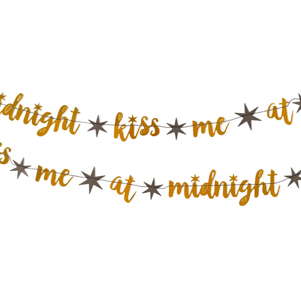 New Year’s Eve “Kiss me at Midnight” Banner