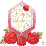 Valentine Gem & Roses Balloon