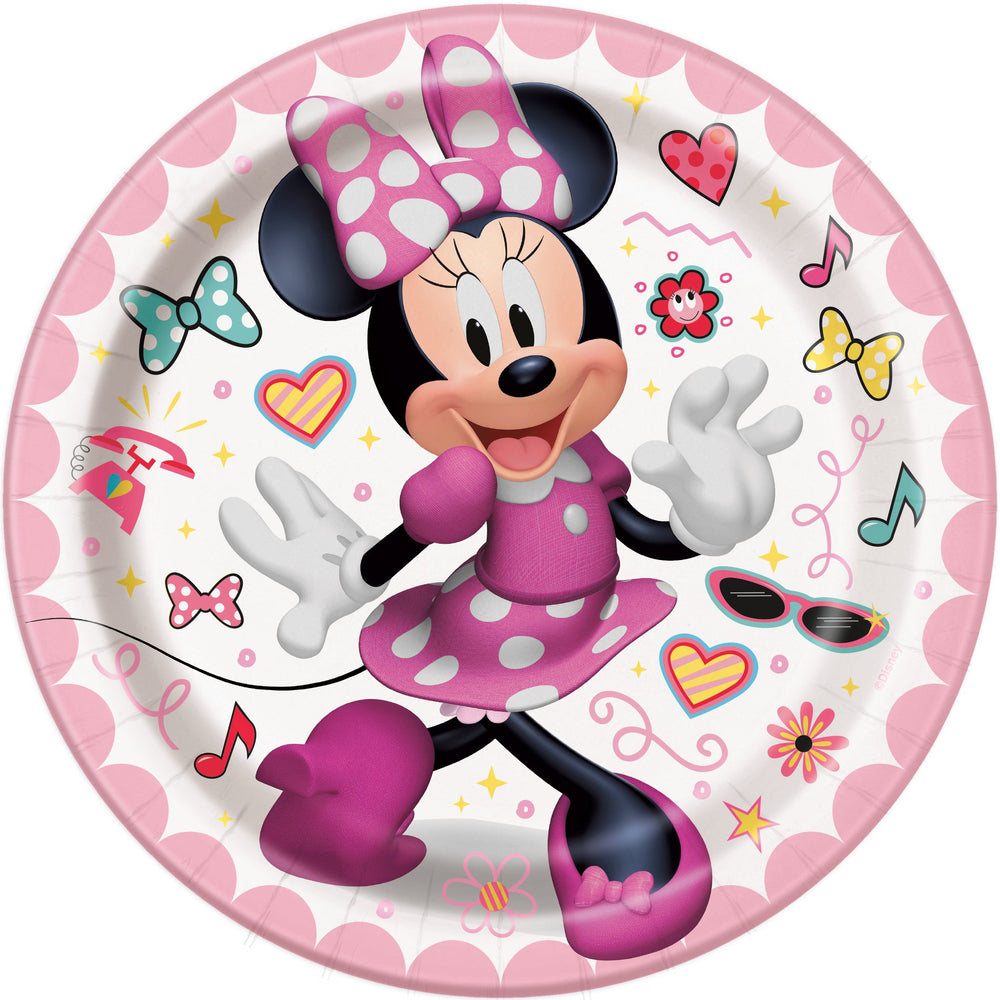 
                
                    Load image into Gallery viewer, Minnie Mouse Dessert Plate 7&amp;quot;
                
            