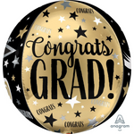Congrats Grad Cap & Diploma Orbz Balloon