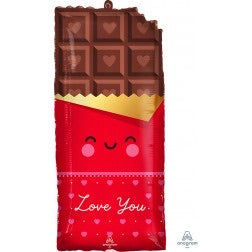 
                
                    Load image into Gallery viewer, Valentine Chocolate Bar Balloon
                
            