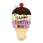 Ice Cream Cone HBD Balloon