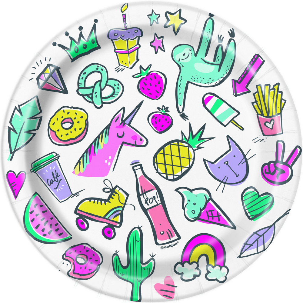 
                
                    Load image into Gallery viewer, All My Favorite Things Dessert Plate 7&amp;quot;
                
            