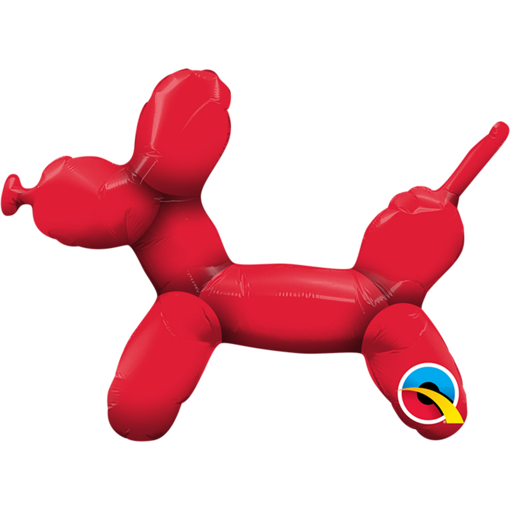 Mini Red Balloon Dog Air-filled only
