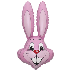 Retro Easter Bunny Head Balloon