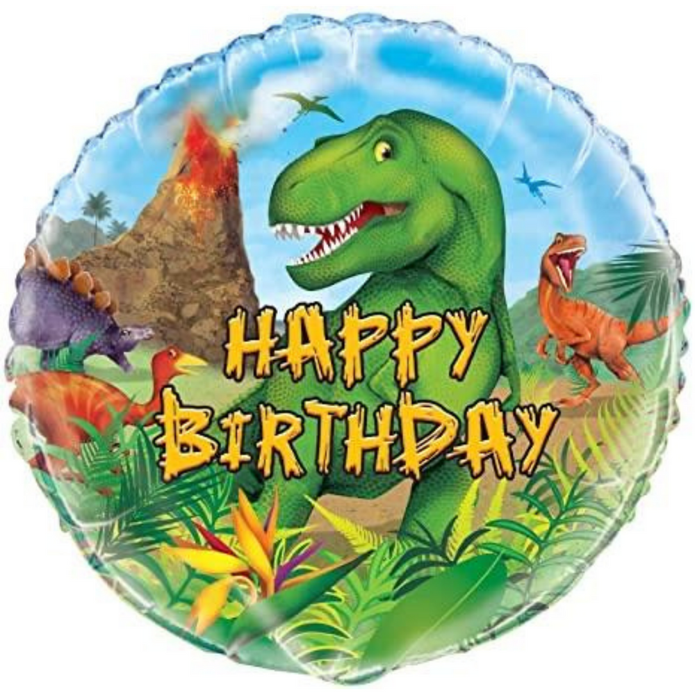 
                
                    Load image into Gallery viewer, Dinosaur Happy Birthday Balloon
                
            