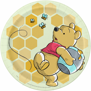 
                
                    Load image into Gallery viewer, Winnie the Pooh 1st birthday paper plates party shop birthday toronto supplies
                
            