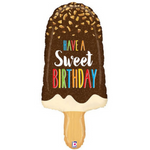 36” Chocolate Popsicle “Have a Sweet Birthday” Balloon