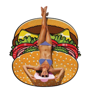 
                
                    Load image into Gallery viewer, Cheeseburger Beach Towel
                
            